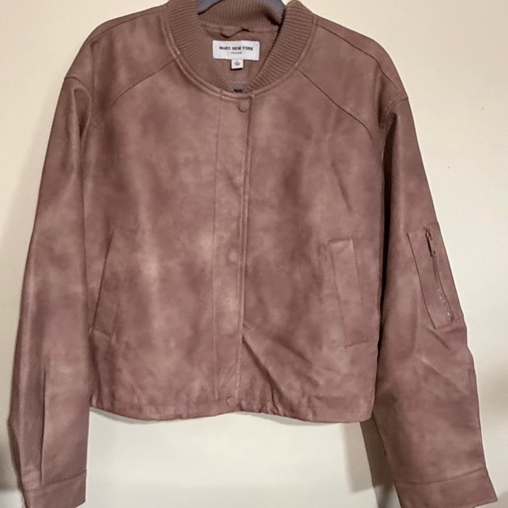 Marc New York Women's Mauve-Taupe  Bomber Jacket